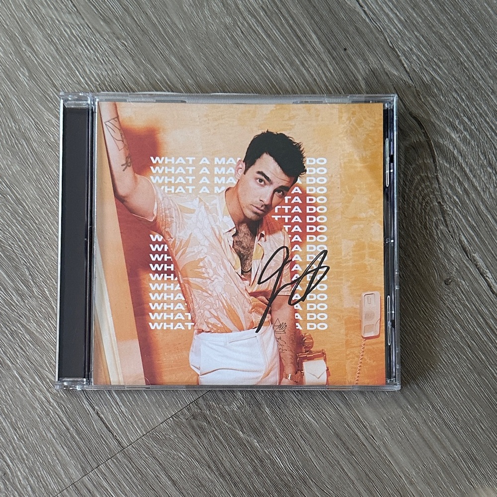 What a Man Gotta Do Signed CD- Joe Jonas
